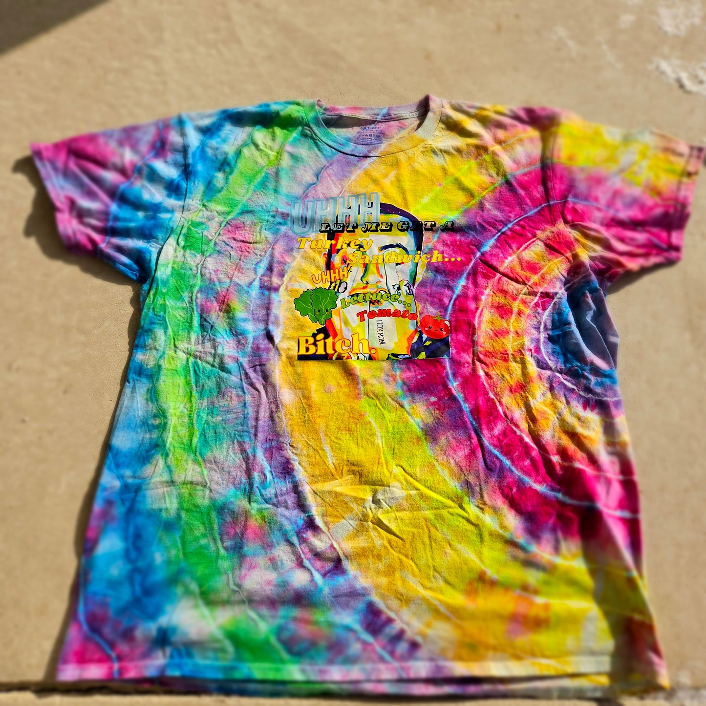 Mac Miller Lettuce Tomato Geode Tie Dye T Shirt