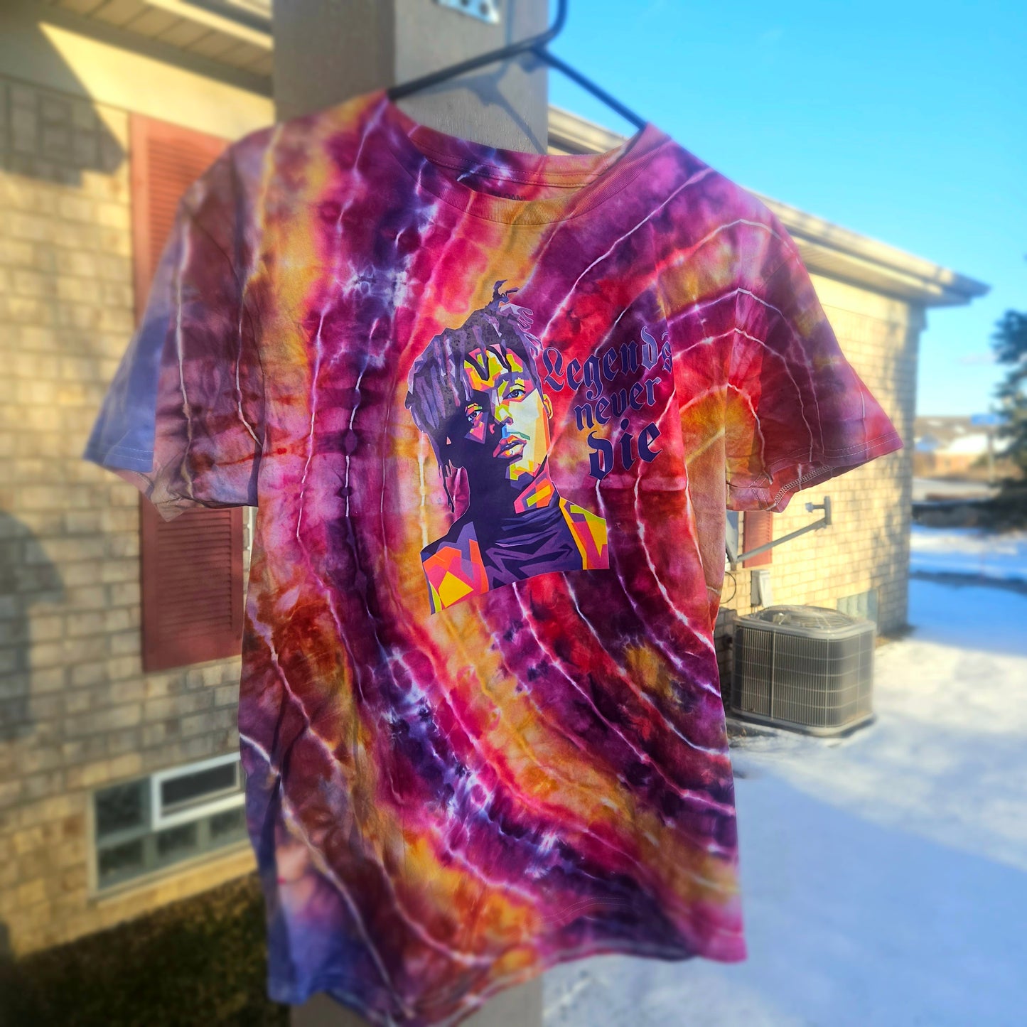 Juice Wrld Legends Never Die Geode Tie Dye T Shirt