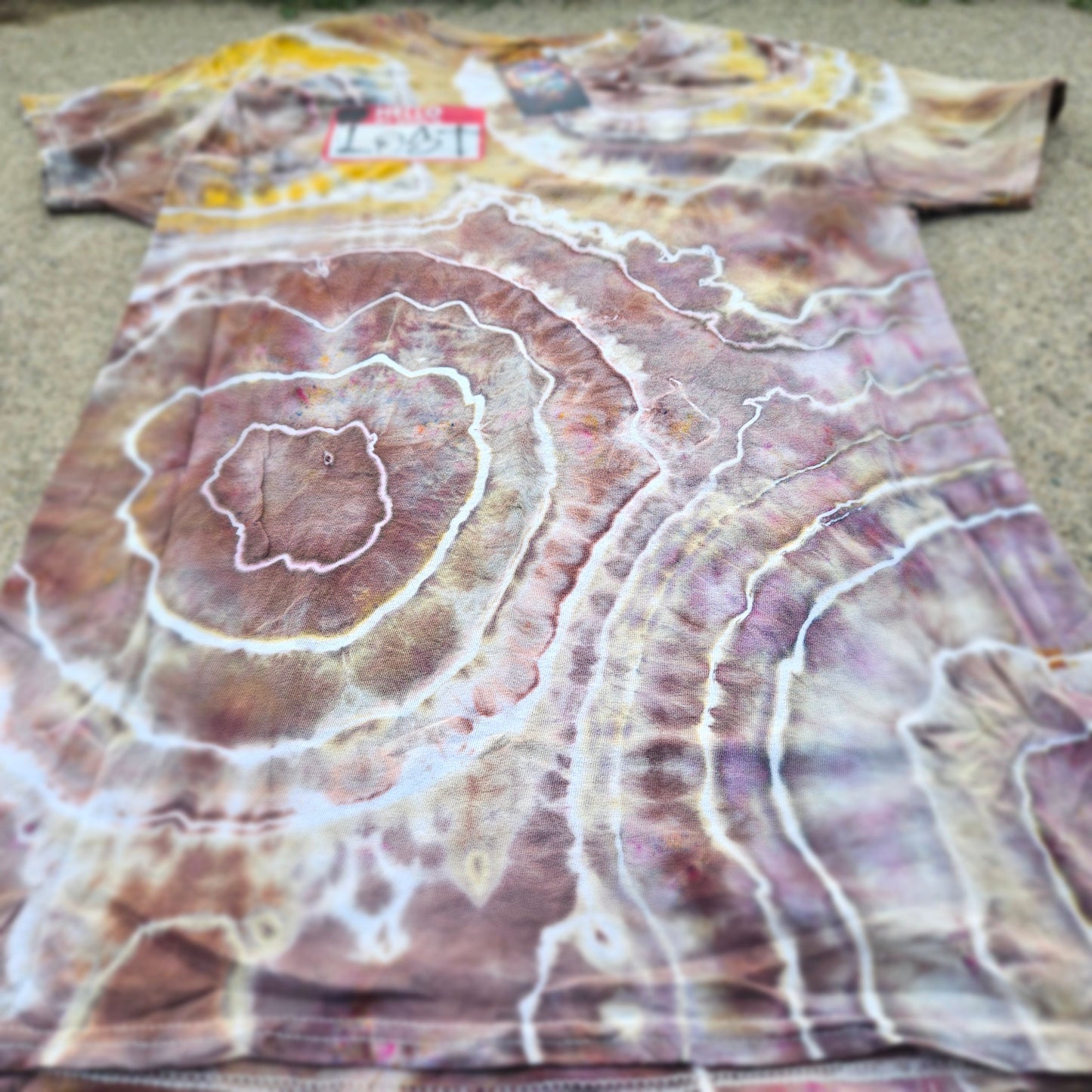 Hello My Name is Lost Tie Dye T Shirt