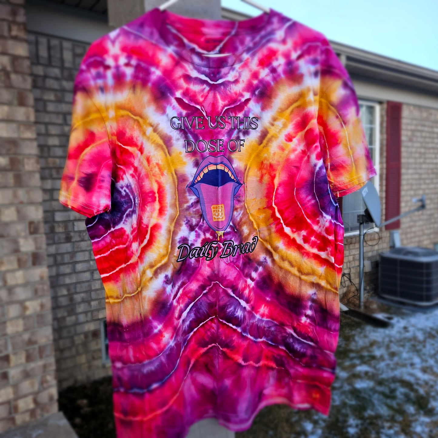 Give Us This Dose Daily Bread Tie Dye T Shirt