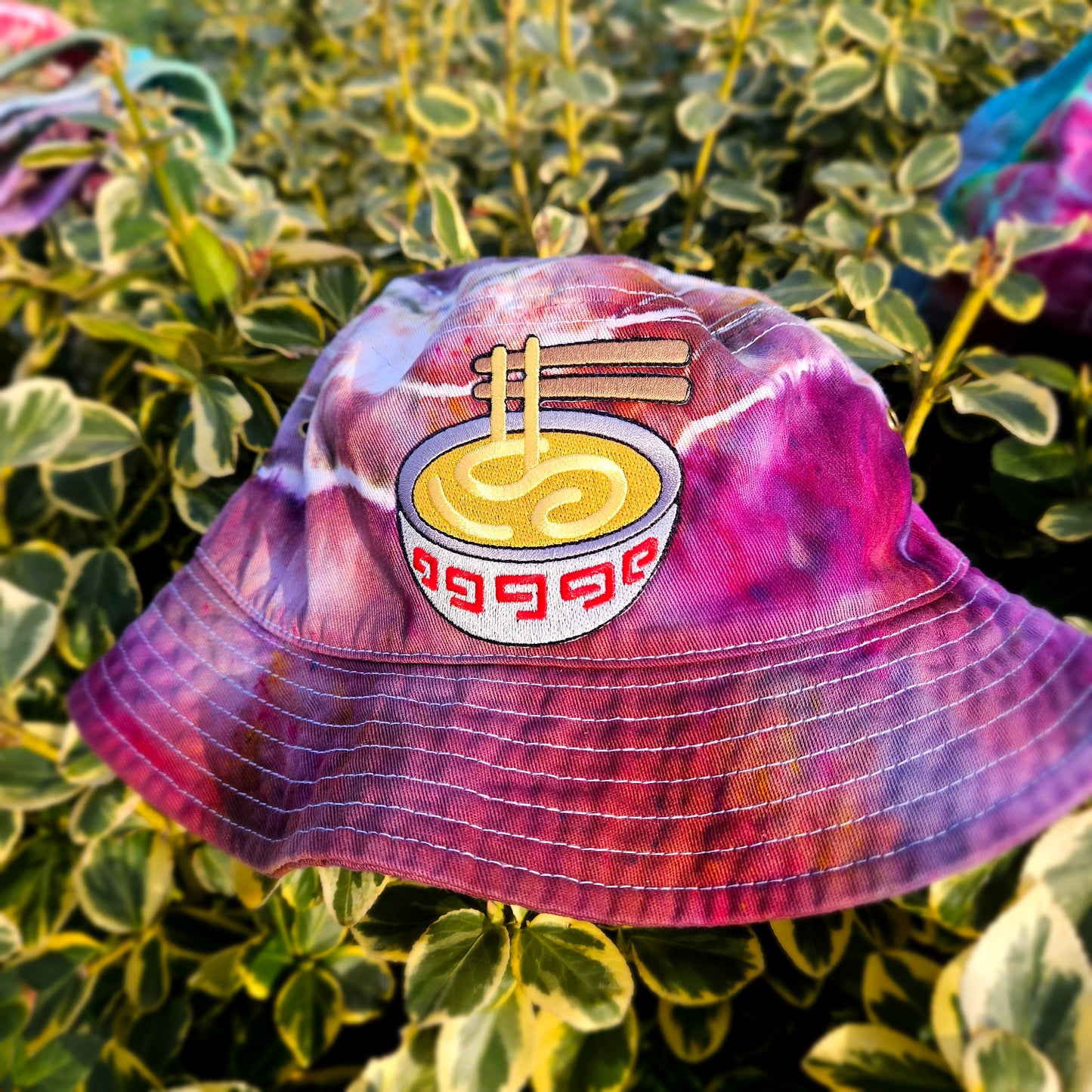 Ramen Tie Dye Bucket Hat