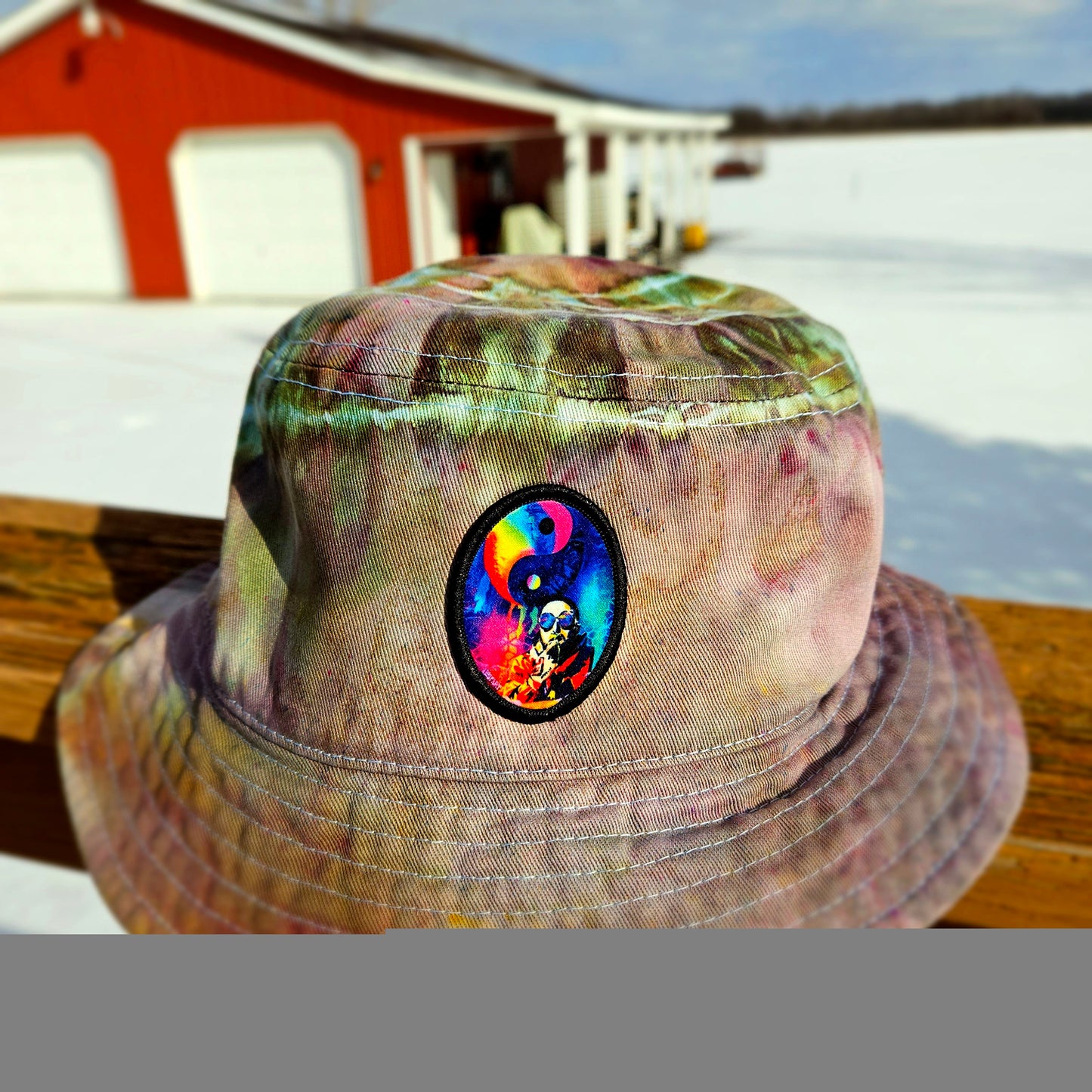 Mac Miller Yin Yang Tie Dye Bucket Hat