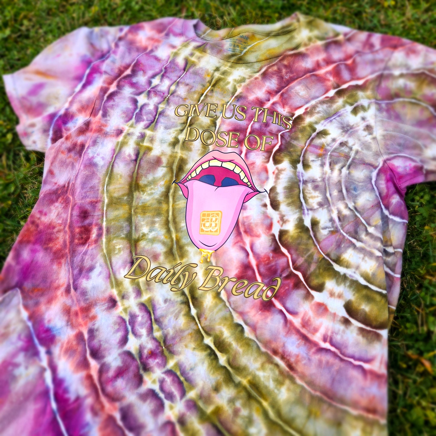 Give Us This Dose Daily Bread Tie Dye T Shirt