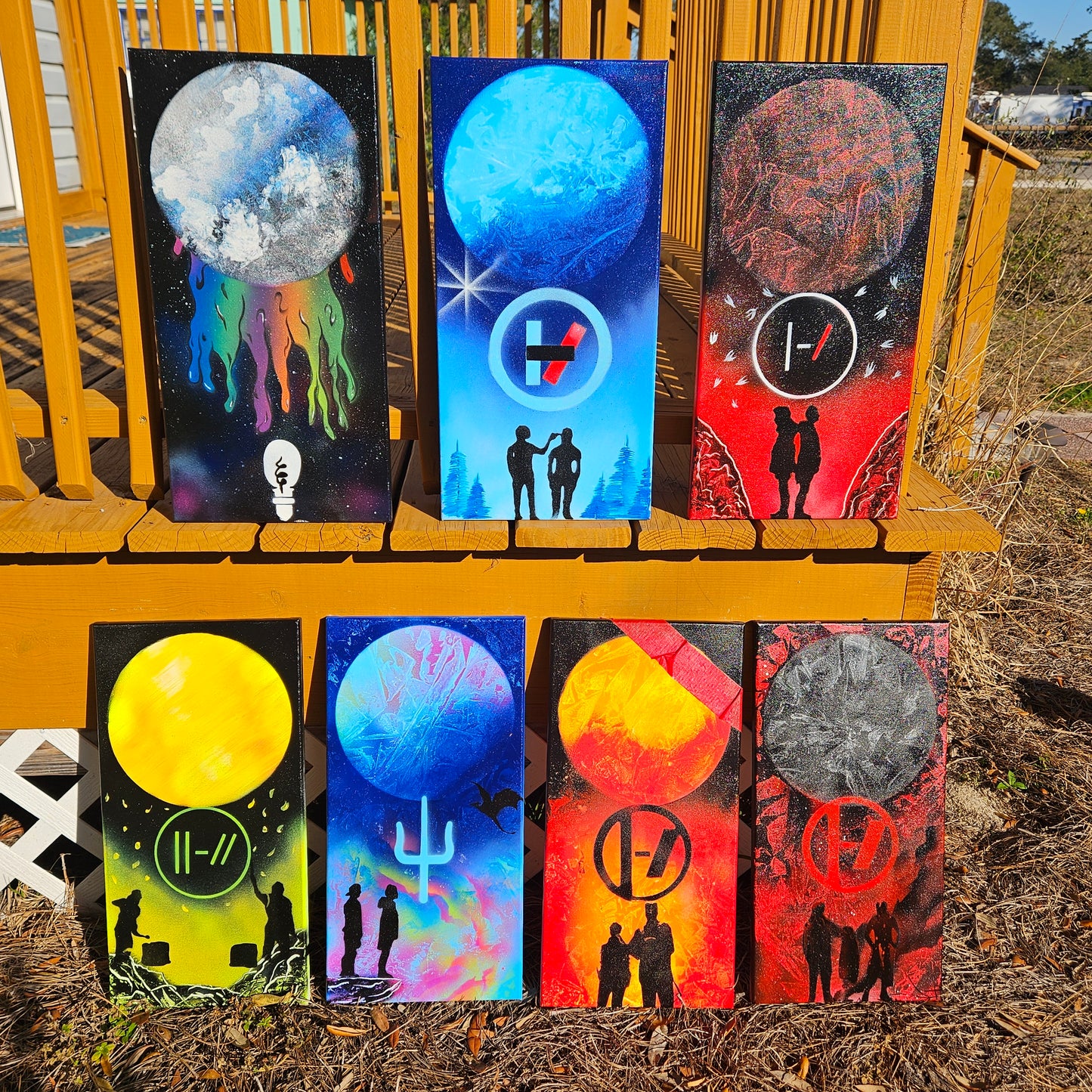 Twenty One Pilots Canvas 5 or 6 Piece SMALLER Set (Breach Comes Free)